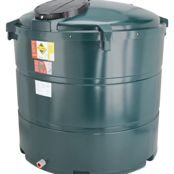 1300 BVA Bunded Burning Oil Tank black