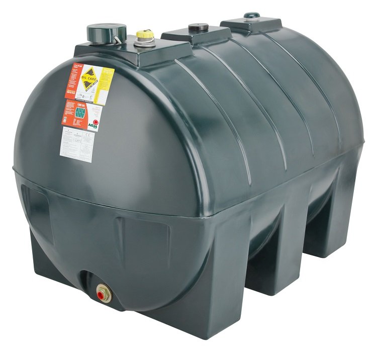 1300 HA Single Skinned Kerosene Tank black